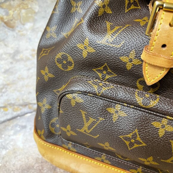 Louis Vuitton Montsouris MM Monogram Canvas Backpack Brown M51137 - Picture 5 of 14